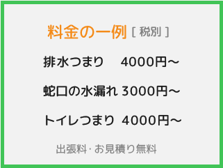 料金の一例
